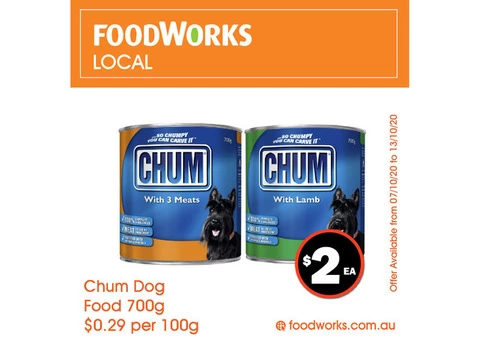 Chum Dog Food - Essential Item, FoodWorks Clovelly