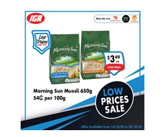 Morning Sun Muesli - Grocery Item, IGA Ravenswood