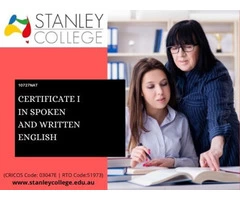 Speak better English with certificate i in spoken and written English