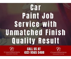 Car Paint Job Service with Unmatched Finish Quality Result