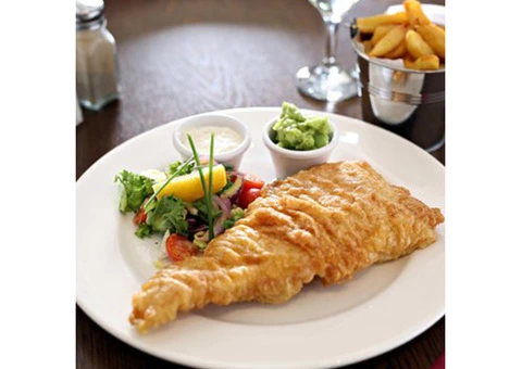 Fish & chips dishes @ Ji's Kitchen - 5% off - 2/3