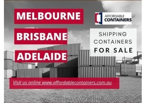 Get storage containers in Brisbane – Shipping container depot