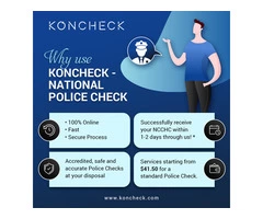 Australian Police Check at the lowest price I Apply at KONCHECK