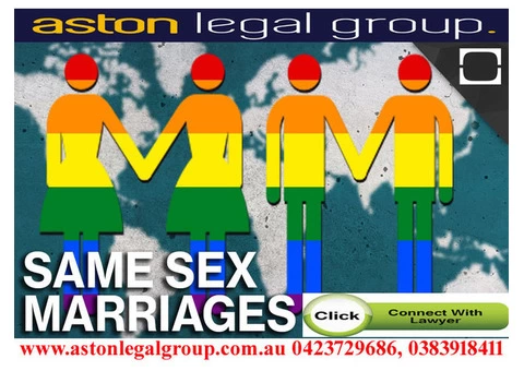 Same-Sex Marriage and Divorce in Australia Experienced Lawyers