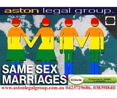 Same-Sex Marriage and Divorce in Australia Experienced Lawyers