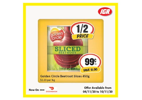 Golden Circle Beetroot Slices - Grocery Item, IGA Ravenswood
