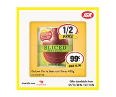 Golden Circle Beetroot Slices - Grocery Item, IGA Ravenswood
