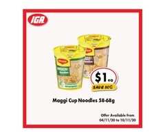 Maggi Cup Noodles - Grocery Item, IGA Ravenswood