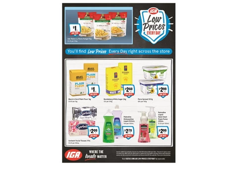 Low Price - Grocery Item, IGA Ravenswood