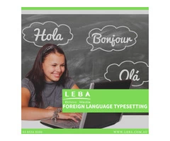 Get the Best Quality Foreign Language Typesetting from Leba Ethnic Media