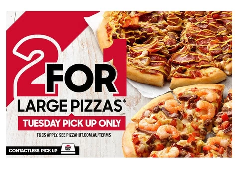 Pizza On Sale Pizza Hut Moorebank - Moorebank, NSW