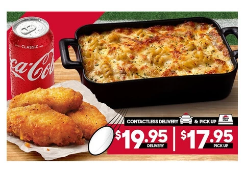 PASTA WINGS MEAL On Sale Pizza Hut Moorebank - Moorebank, NSW