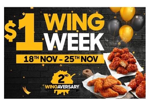 WINGS On Sale Pizza Hut Orange