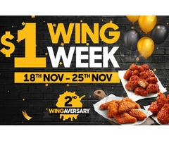 WINGS On Sale Pizza Hut Orange