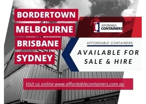 Shipping containers for hire - Buy new container in Melbourne