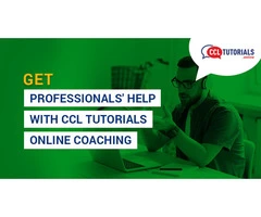 Get professionals' help with CCL Tutorials Online Coaching