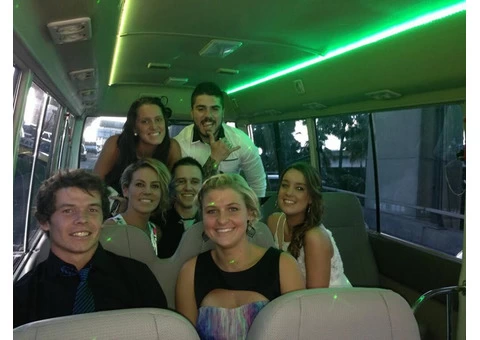 Luxsury School formal party bus in Sydney