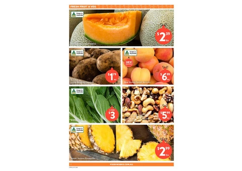 Fresh Fruit & Veg On Sale FoodWorks Clovelly