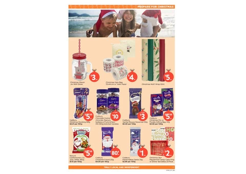 Prepare For Christmas - Essential Item, FoodWorks Clovelly
