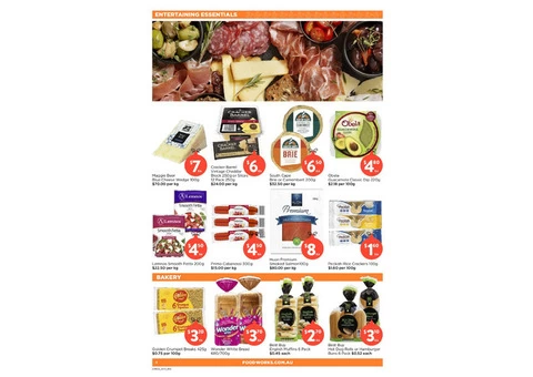 Entertaining Essentials On Sale FoodWorks Clovelly