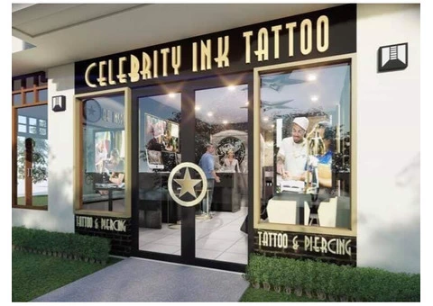 Dreaming of starting a tattoo shop? Contact Celebrity Ink™ Tattoo Franchise