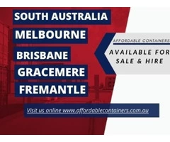 Shipping containers for sale South Australia -Affordable Containers