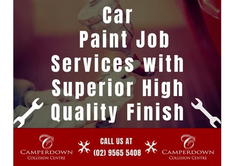 Car Paint Job Services with Superior High Quality Finish