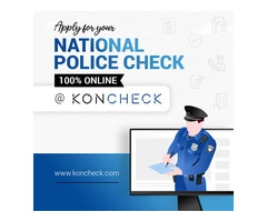 Online, Fast Australian National Police Check I KONCHECK