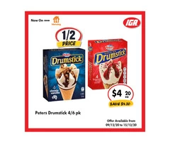 Peters Drumstick From IGA Ravenswood