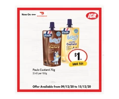 Pauls Custard From IGA Ravenswood