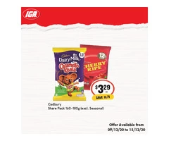 Cadbury Share Pack From IGA Ravenswood