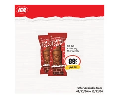 Kit Kat Santa From IGA Ravenswood