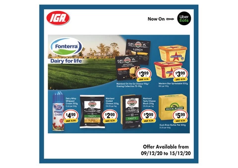 Dairy/Mainland/Western/Duck River From IGA Ravenswood