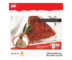 Southern Heritage Half Leg Ham From IGA Ravenswood