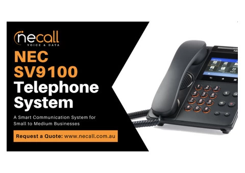 NEC SV9100 Telephone System for Small to Medium Businesses