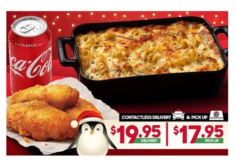 PASTA WINGS MEAL On Sale Pizza Hut Moorebank - Moorebank, NSW