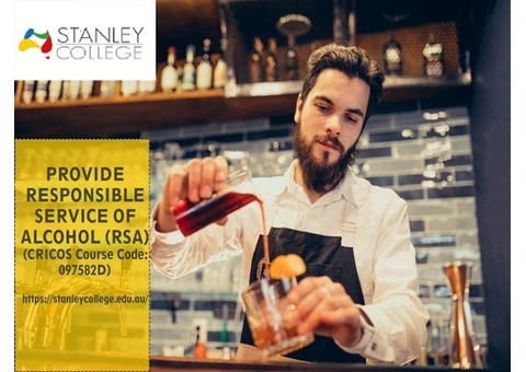 Unlock Your Job Opportunities with Our Responsible Service of Alcohol Courses in Perth