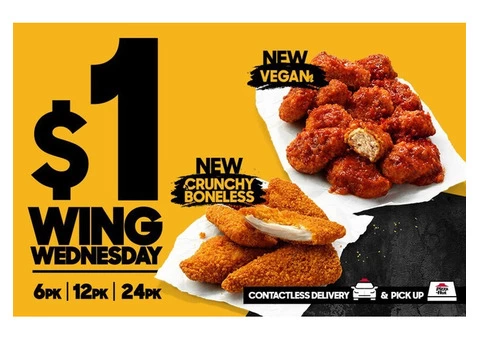 WING WEDNESDAY On Sale Pizza Hut Moorebank - Moorebank, NSW