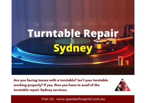 Turntable Repair Services Sydney