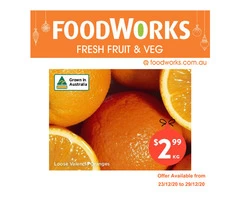 Loose Valencia Oranges  - Essential Item, FoodWorks Clovelly