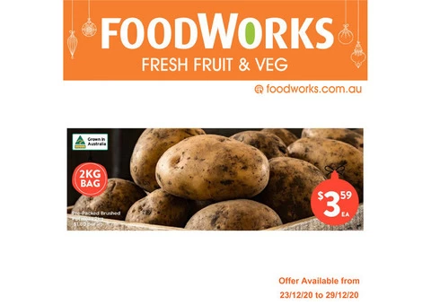 Pre-Packed Bushed Potatoes - Essential Item, FoodWorks Clovelly