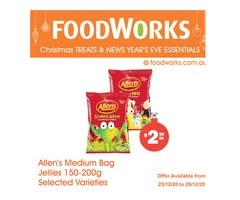 Allen's Medium Bag Jellies - Essential Item, FoodWorks Clovelly