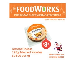 Lemons Cheese  - Essential Item, FoodWorks Clovelly