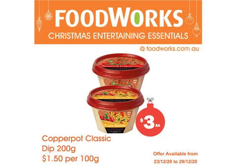 Copperpot Classic Dip - Essential Item, FoodWorks Clovelly