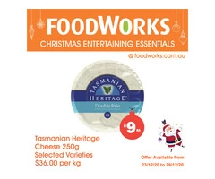 Tasmanian Hertage Cheese - Essential Item, FoodWorks Clovelly
