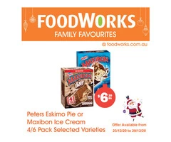 Peters Eskimo Pie or Maxibon Ice Cream - Essential Item, FoodWorks Clovelly
