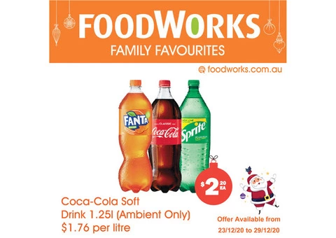 Coca-Cola Soft Drink - Essential Item, FoodWorks Clovelly