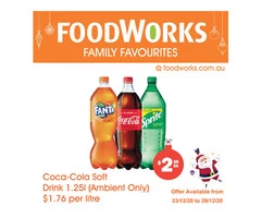 Coca-Cola Soft Drink - Essential Item, FoodWorks Clovelly