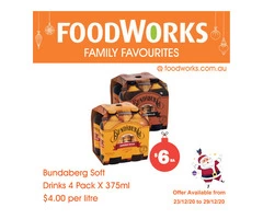 Bundaberg Soft Drink - Essential Item, FoodWorks Clovelly