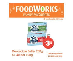 Devondale Butter  - Essential Item, FoodWorks Clovelly